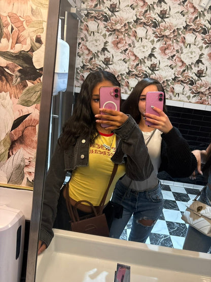 Authentic SHEIN shopper review photo of the Orangina SumWon crop tank, review photo 2