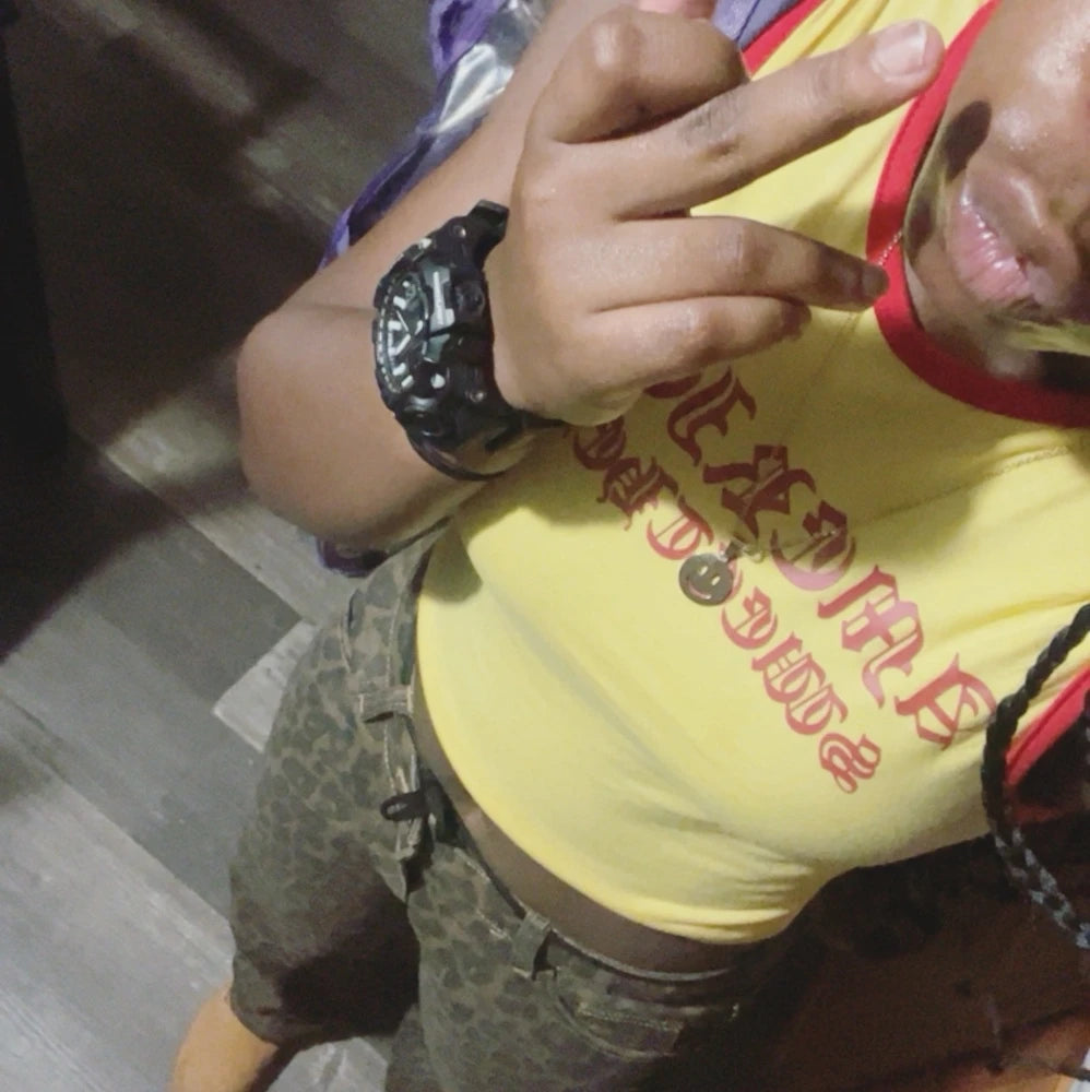 Authentic SHEIN shopper review photo of the Orangina SumWon crop tank, review photo 19