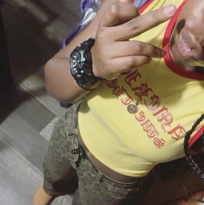 Authentic SHEIN shopper review photo of the Orangina SumWon crop tank, review photo 19