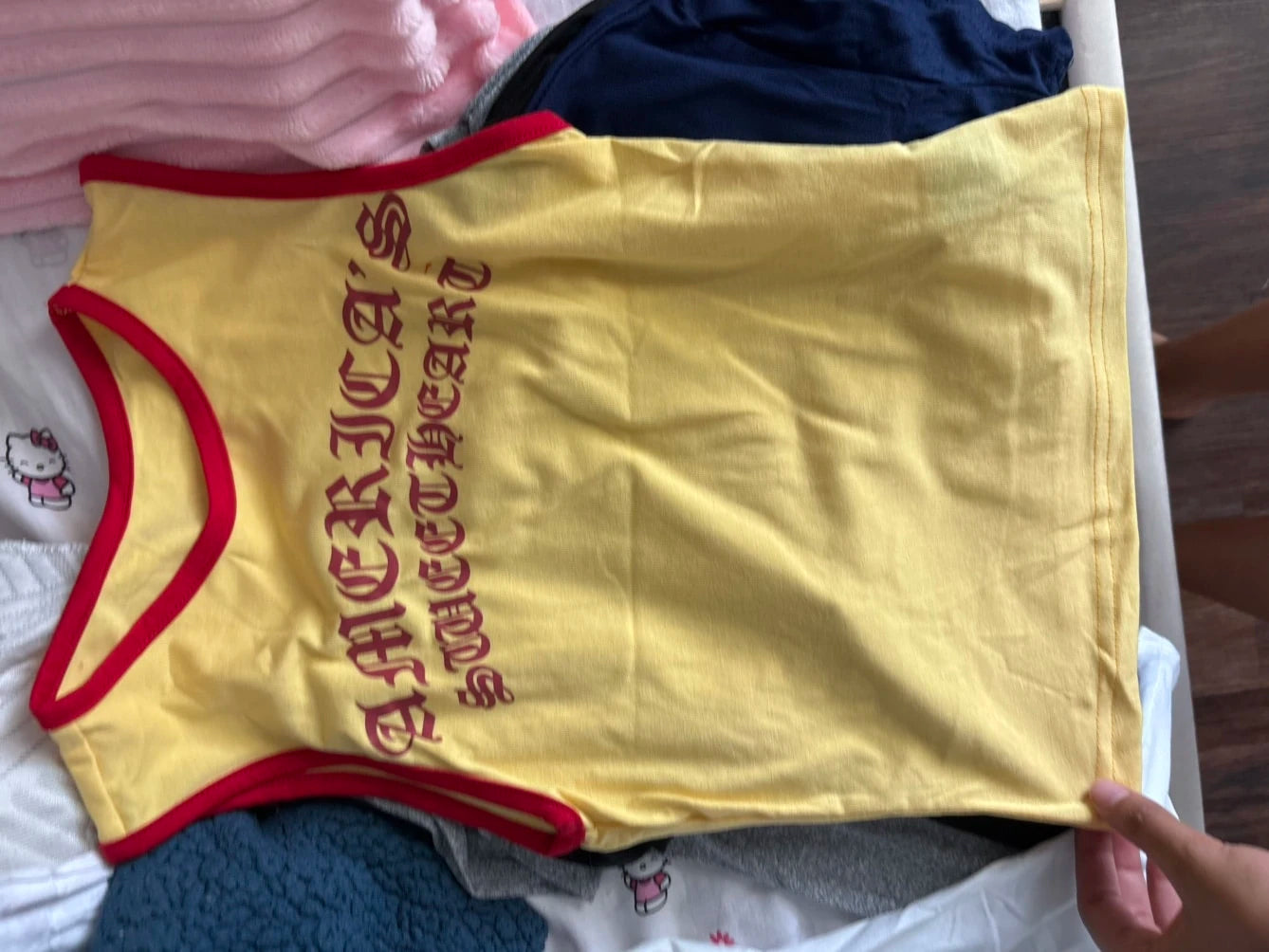 Authentic SHEIN shopper review photo of the Orangina SumWon crop tank, review photo 20