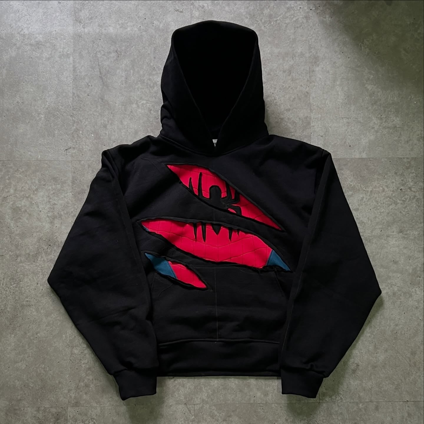 Ripped Spider Hoodie